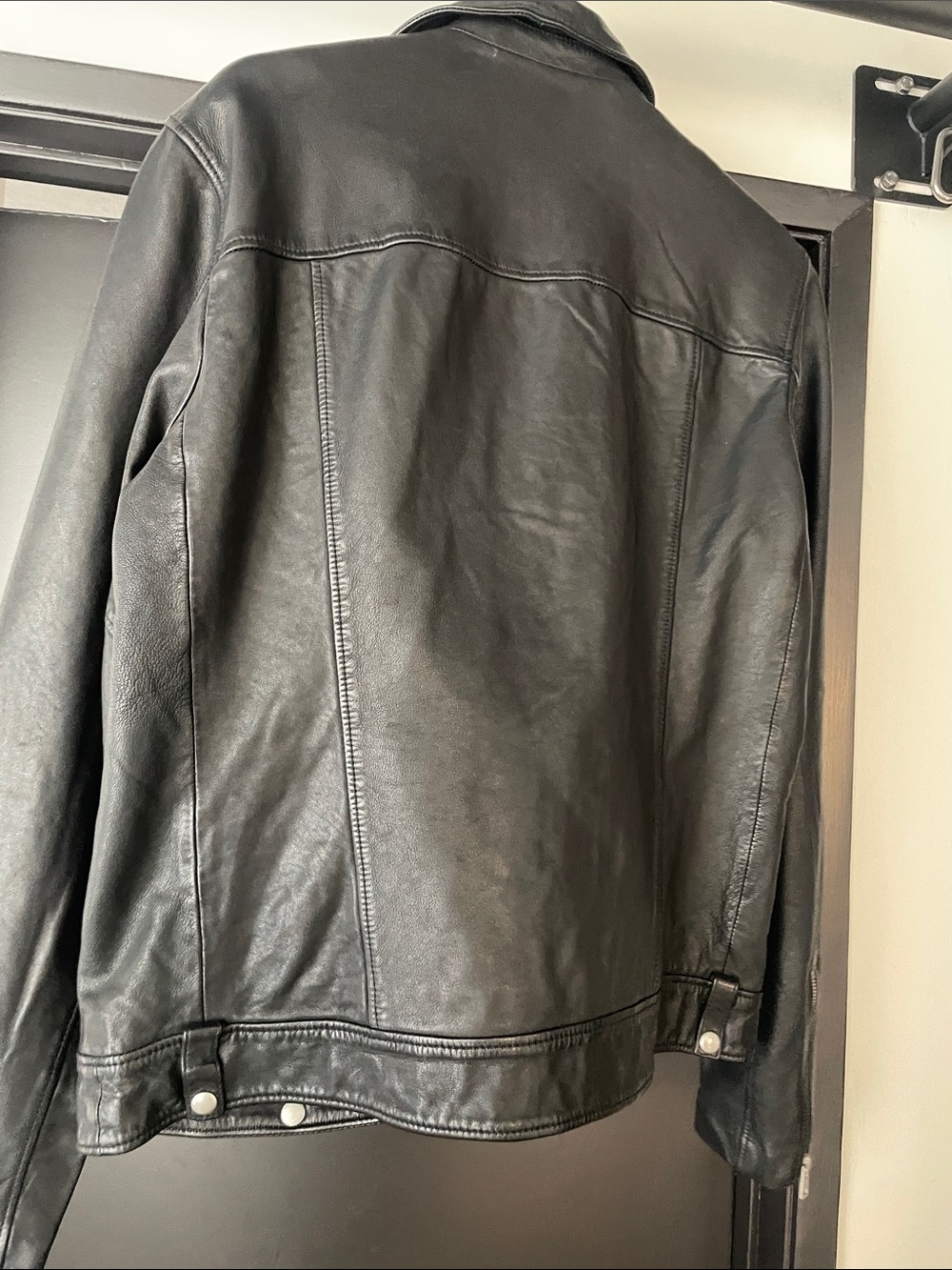 All Saints Lomi Leather Jacket - Picture 7 of 7